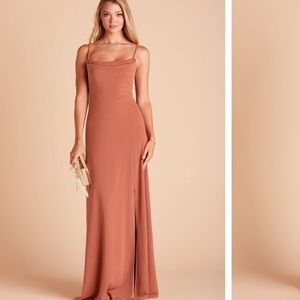 Birdy Grey Ash Cowl Bridesmaid Dress